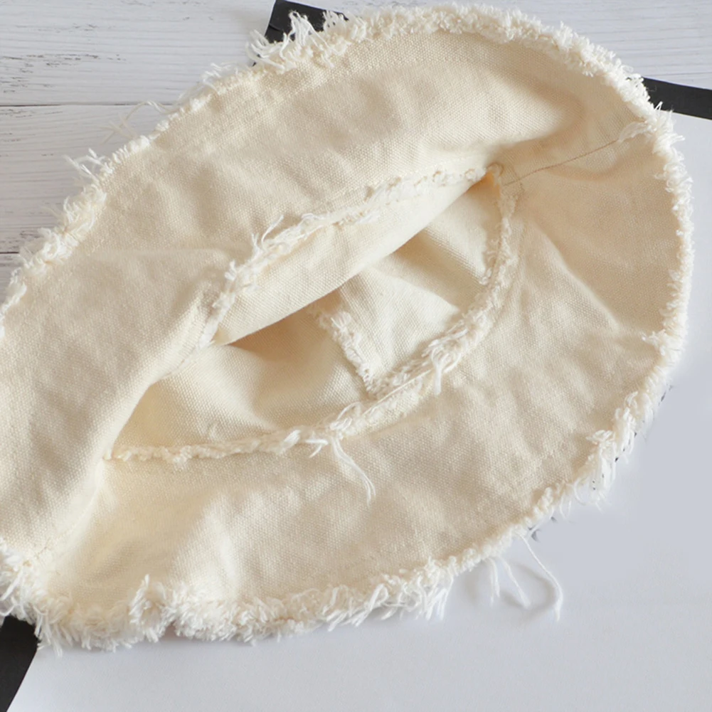 Панама женская винтажная солнцезащитная однотонная пляжная шапка с затенением в