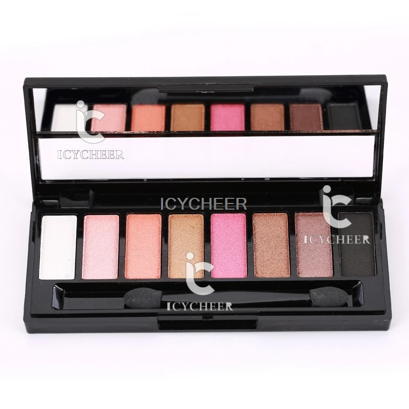 8 цветов Макияж розовый серии Shimmer Тени для век Палитры природного ню|eye shadow|palette eye