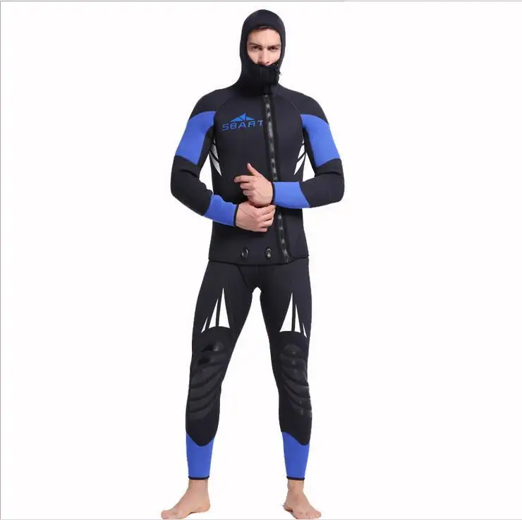 Неопреновый мужской костюм для подводной охоты 5 мм купальник Фишера гидрокостюм
