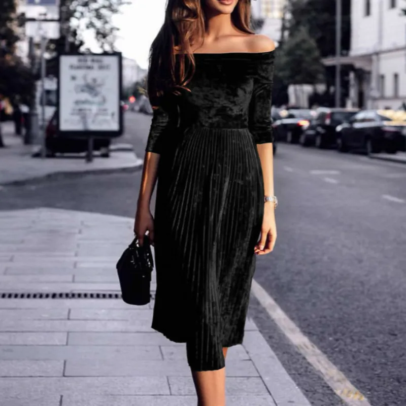 MUXU модное бархатное черное платье лоскутное уличная vestidos jurken Плюс Размер Женская одежда roupas Лето kleider свободная