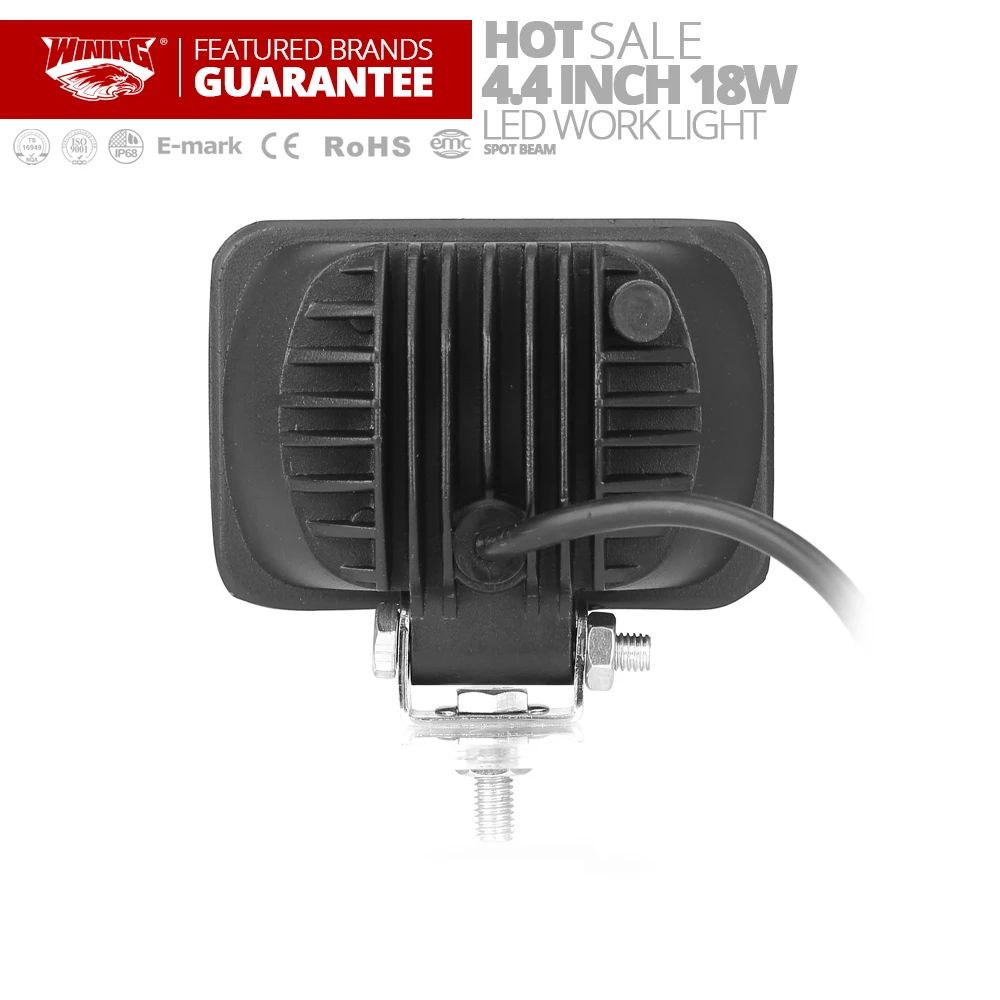 Супер яркий 4 дюймов 18 Вт 4D объектив точечный луч внедорожный светодиодный