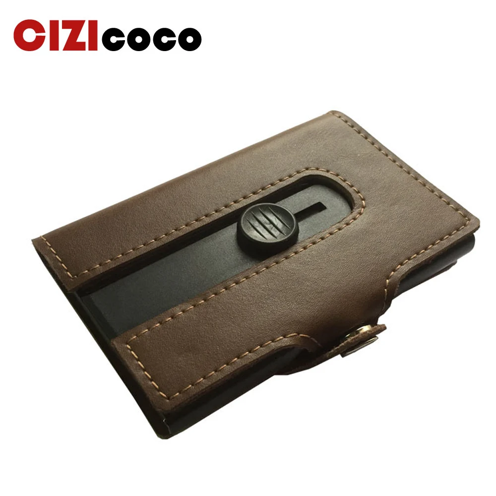 Новинка 2019 стильный бумажник для карт из натуральной кожи модный кошелек смарт с
