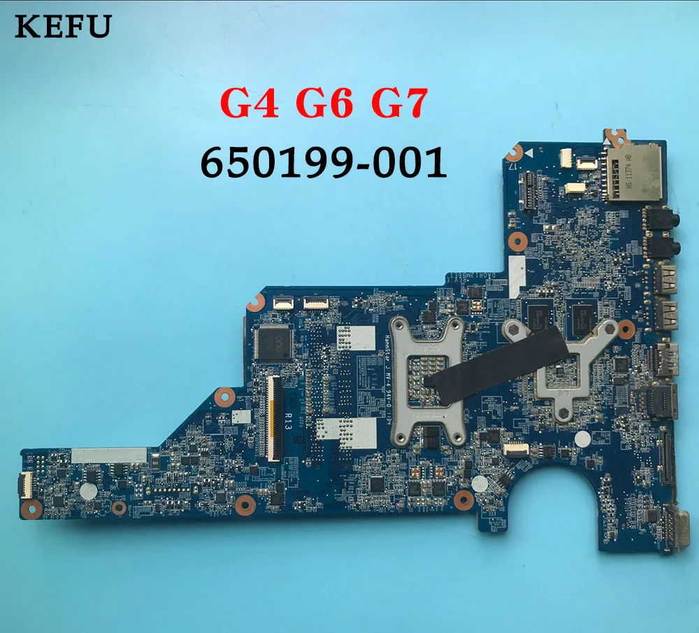 Материнская плата KEFU 650199 001 для ноутбука HP Pavilion G4 G6 G7 DDR3 лучшее качество гарантия 60