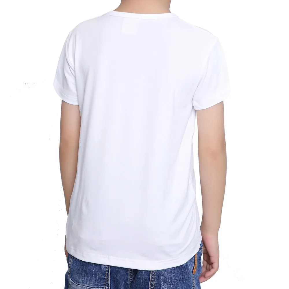 TEEHEART/футболка из модала для мальчиков и девочек Летняя повседневная одежда детей