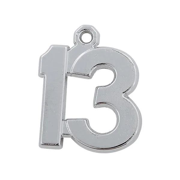 Подвески в виде цифр на удачу 20 шт. DIY для браслета 12 14 15 16 17 18 19 21 22 23 24 25|birthday