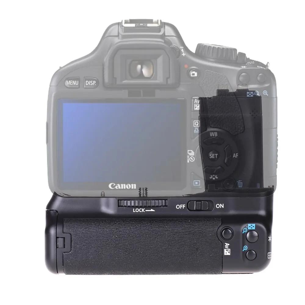 Capsaver Вертикальная Батарейная ручка для Canon T2i T3i T4i T5i EOS 550D 600D 650D 700D DSLR камера Замена