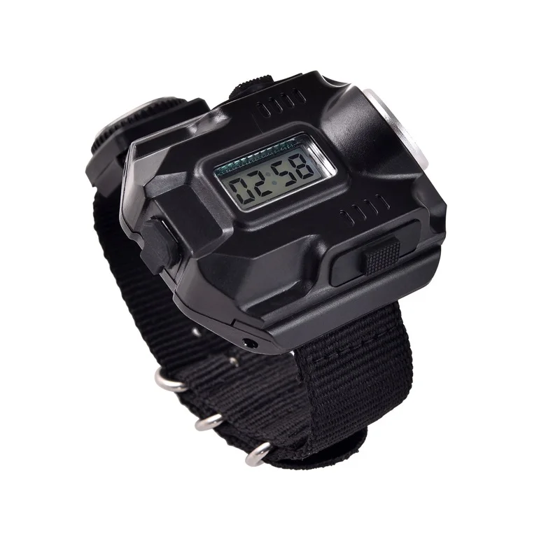 Супер яркие светодиодные часы фонарик фонари компас Спорт на открытом воздухе