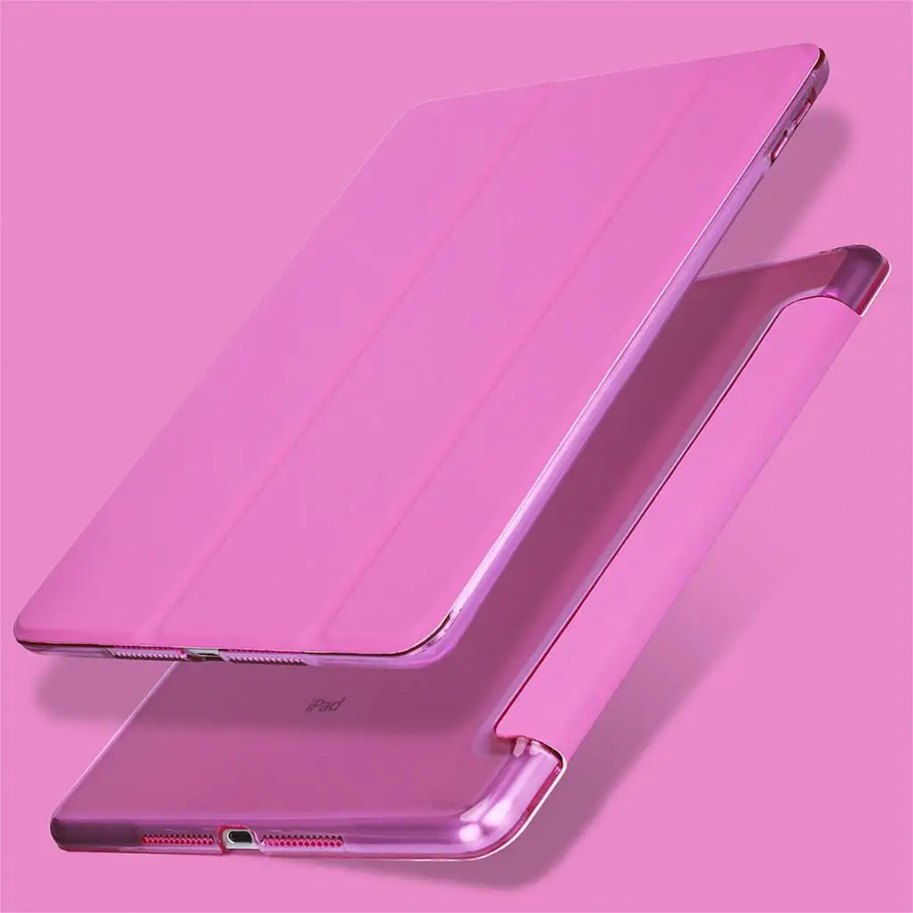 Для iPad чехол 9,7 Air 2 Funda ультра тонкий из искусственной кожи PC жесткий чехол-подставка для iPad 6-го Поколения iPad Air 2 Air 1 чехол