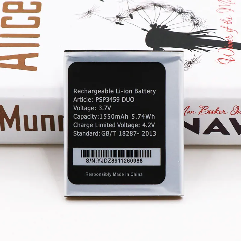 DyGod 1550mAh PSP3459 DUO Аккумулятор для смартфонов Prestigio Wise OX3 Wize N3 DUO|Аккумуляторы