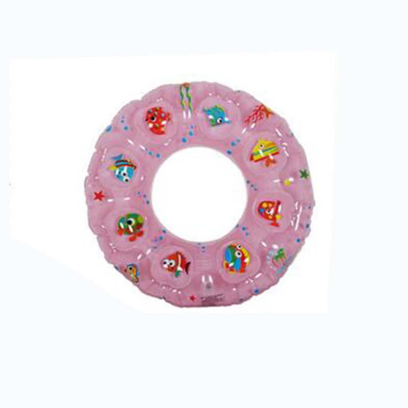 Двойное толстое Кристальное надувное кольцо для плавания детское плавающее