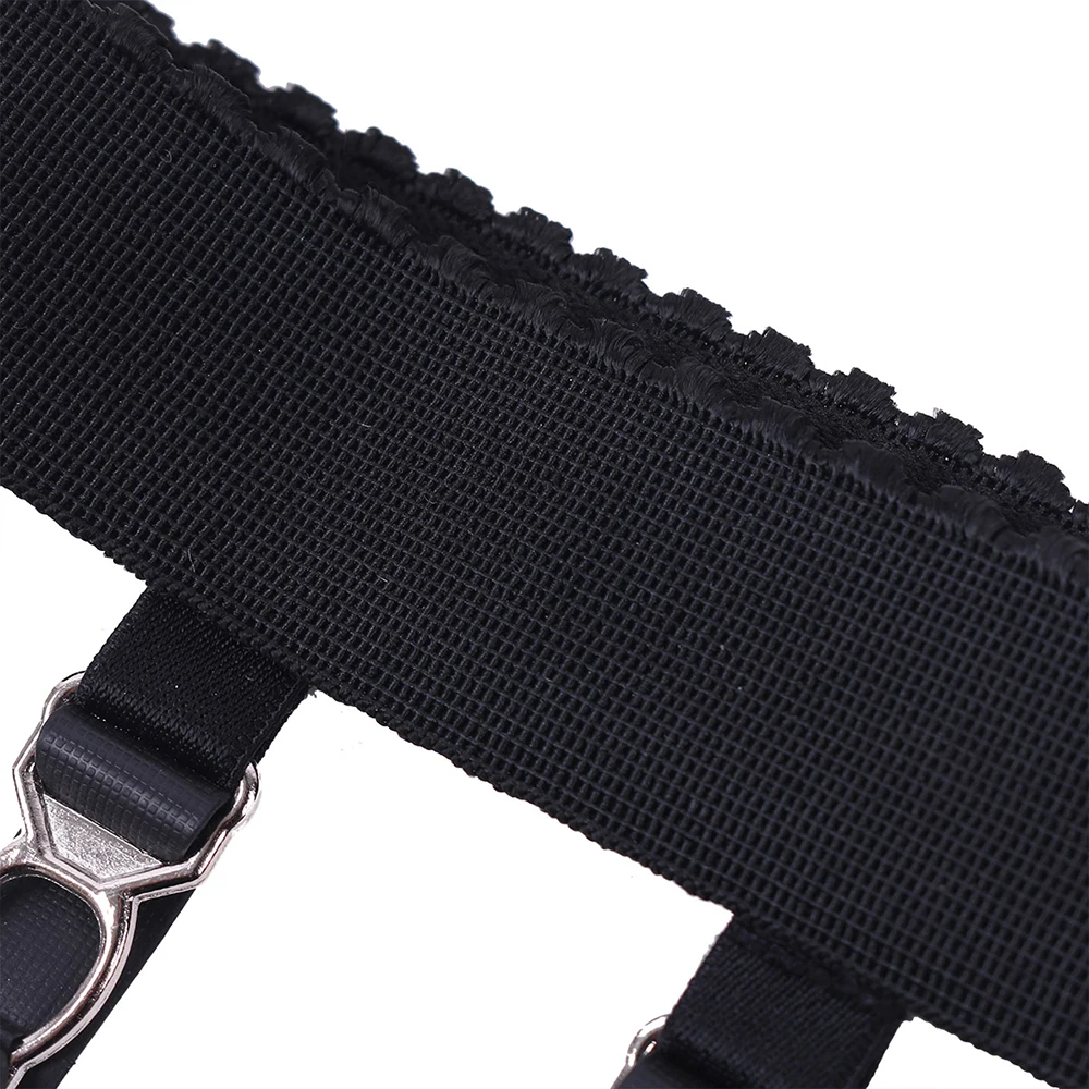 IEFiEL 1 пара черных нескользящих ремешков для женщин подвязка на бедро носок с