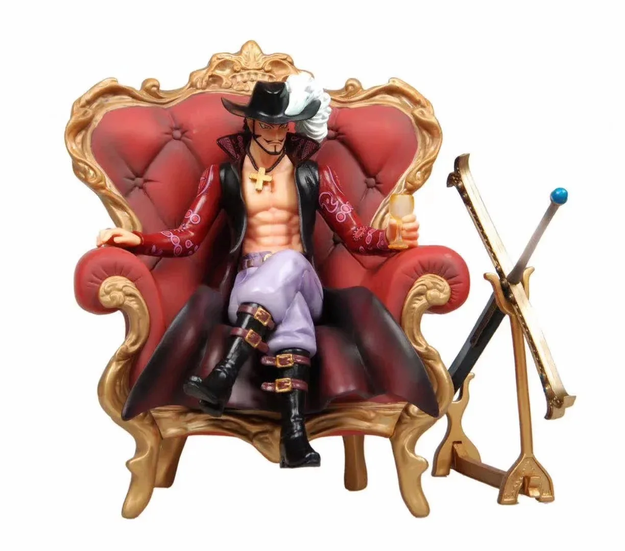 Цельный аниме GK Dracule Mihawk мультяшный Рисунок 23 см | Игрушки и хобби