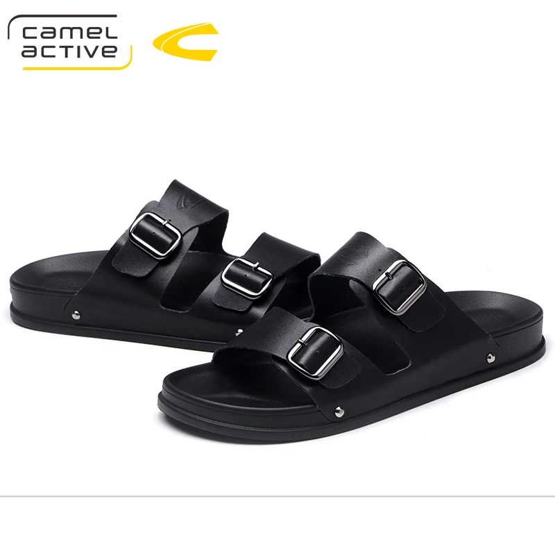 Мужские летние кроссовки Camel Active из натуральной кожи эластичные шлепанцы пляжные