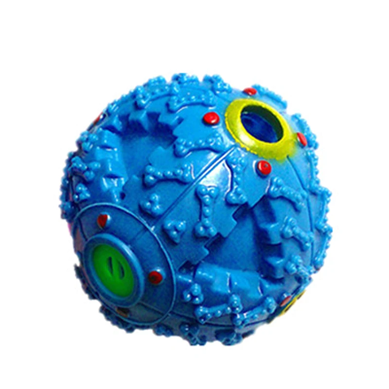 Забавная игрушка трубка с утечкой звука мяч для еды собак пазл питомцев С укусом