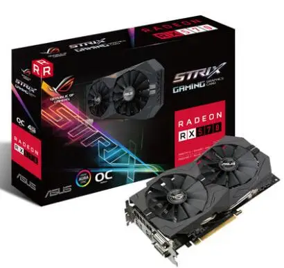 Игровая карта ASUS ROG STRIX RX570 O4G GAMING 4G Raptor|Видеокарты| |