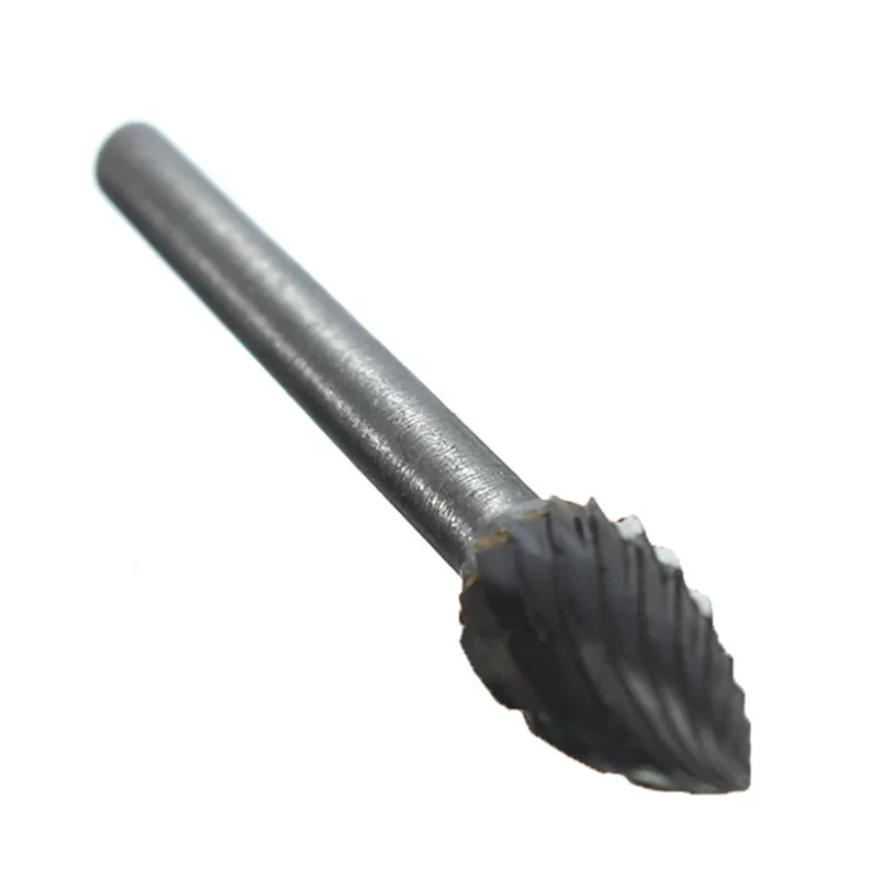10 шт./компл. 1/8 карбида вольфрама Burr Набор 3 мм роторные режущие файлы CNC