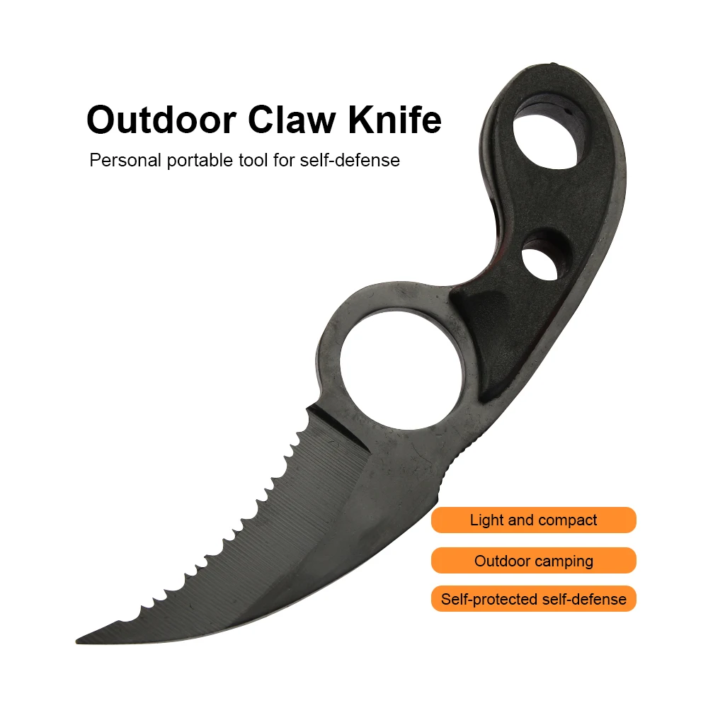 JelBo Karambit черный нож для выживания CS GO тактический шеи походный мини уличный