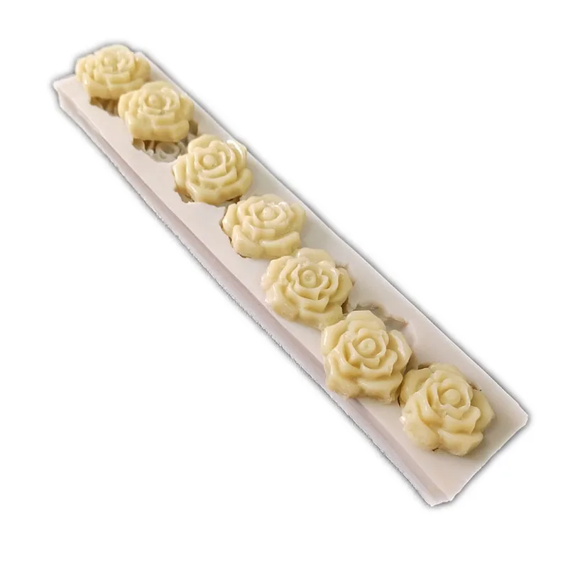 LY-0127-New 7 flower silicone mold Wedding cake decoration mould Diy chocolate baking tool | Дом и сад