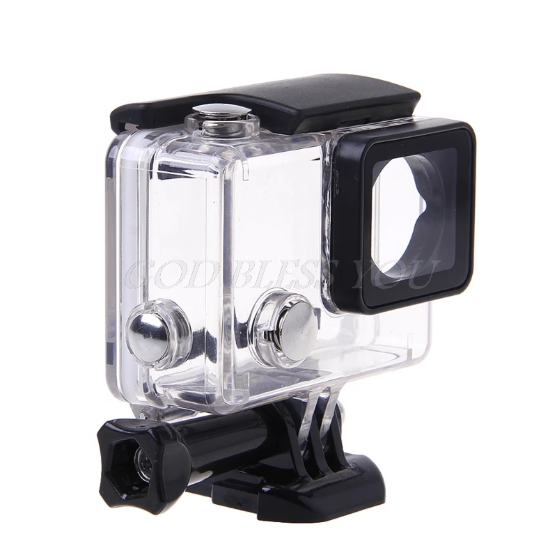 Go pro аксессуары Gopro водонепроницаемый корпус Чехол крепление Hero 3 plus для Hero3 + 4