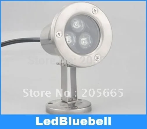 3 Вт подводный светодиодный прожектор лампа для бассейна водонепроницаемый