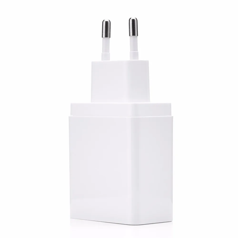 ЕС Quick Charge QC 3.0 2.0 18 Вт 2 USB порта fast Зарядное устройство адаптер + 1 м кабеля micro usb для