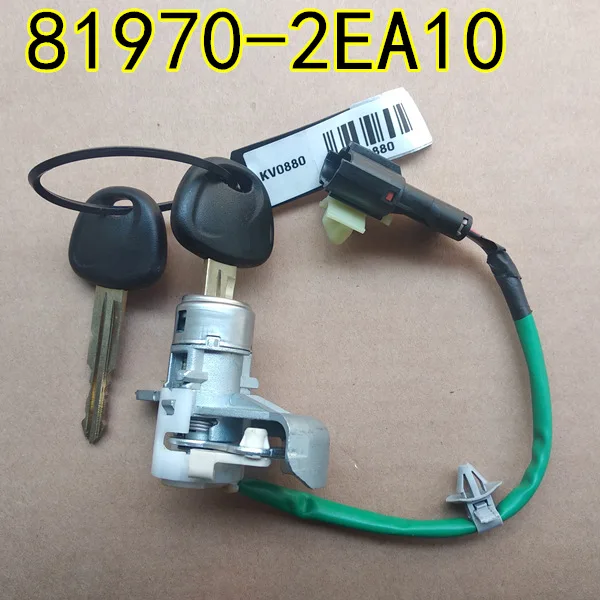 Для hyundai tucson 04 09 JM замок в сборе передняя дверь левая цилиндр ключ 819702EA10 81970