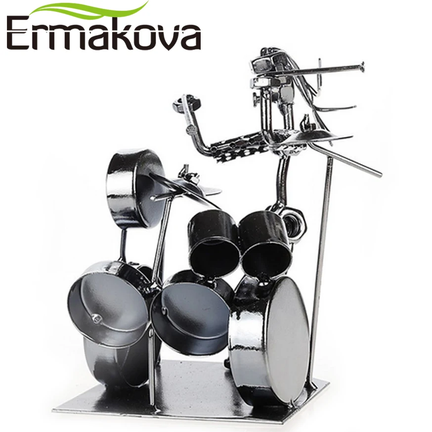 Металлический Музыкальный барабан ERMAKOVA искусственный и набор барабанов