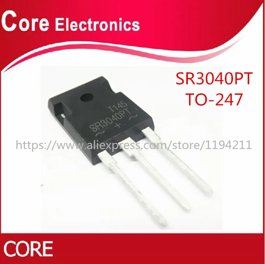 10 шт./лот SR3040PT выпрямительный диод Шоттки 40V 30A TO-247