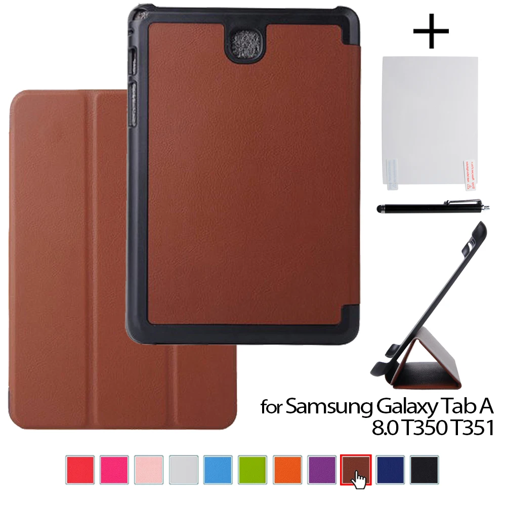 Чехол для samsung galaxy Tab A 8 0 T350 T351 чехол планшета AS A8 защитный из искусственной кожи с