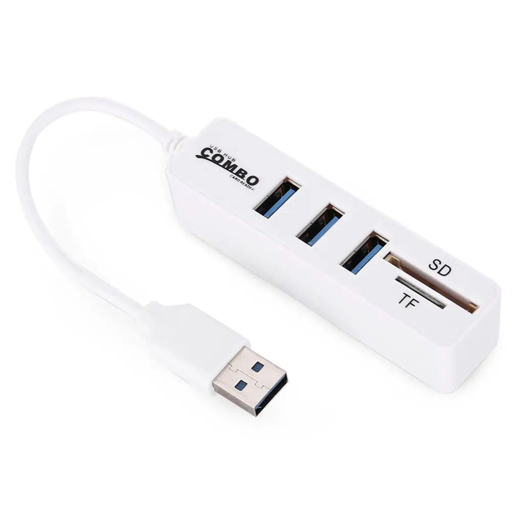 USB 2 0 концентратор разъем Sup порты TF карта usb Порты адаптер расширитель