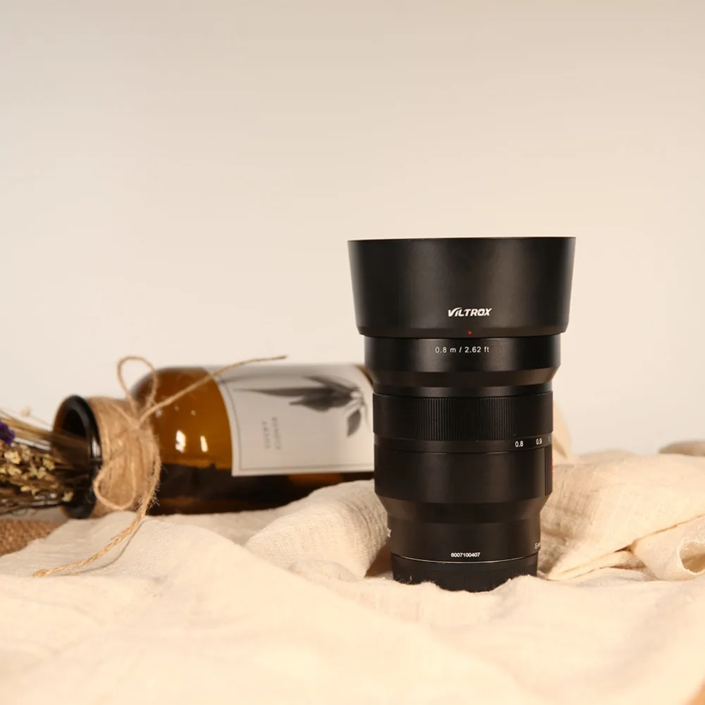 Объектив VILTROX 85 мм F1.8 E Mount Full Frame с ручной фокусировкой для sony E Mount A9 A7R3 A7R2 A7M3 A7M2 A7S2 A6500 A6300 A60