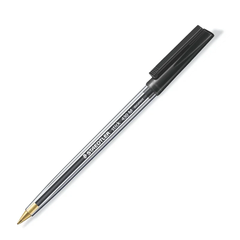 Шариковая ручка для документов № 430 м с колпачком и клипсой 3 шт./лот|ballpoint pen|pen withpen