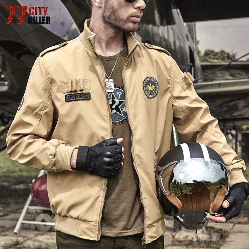 77City Killer Army Green Men Jackets The New Military Air Force Thicken Outerwear 2020 Fashion Winter Coat Male J2113A | Мужская одежда