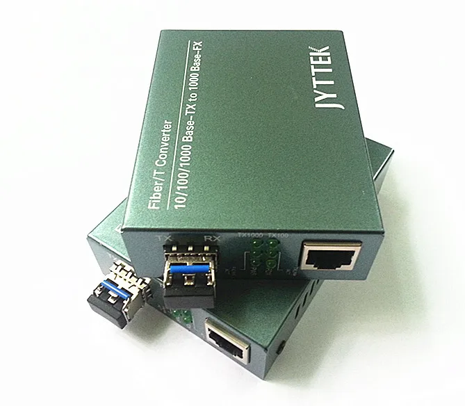 10/100/1000M SFP волоконный медиа-конвертер внешний блок питания 20KM 1310NM LC 1 25G | Мобильные