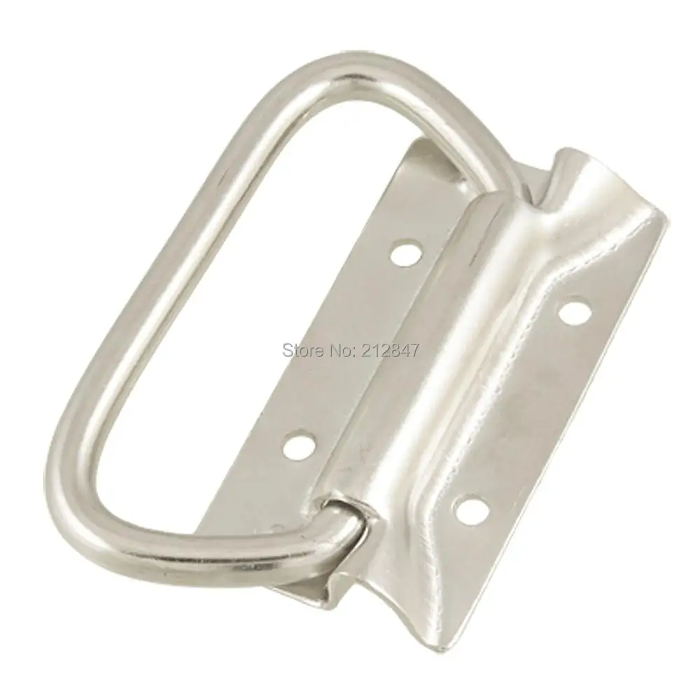 4 дюймовый съемник оцинкованный серебристый цвет железная ручка|tool box chest|handle