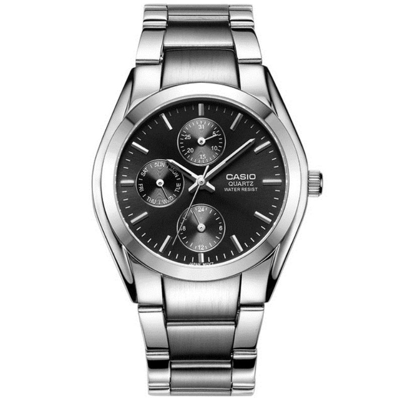Casio модные часы мужские 30 метров жизнь водонепроницаемый стальной пояс кварцевые