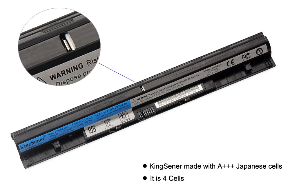 KingSener L12S4E01 ноутбук Батарея для lenovo Z40 Z50 G40-45 G50-30 G50-70 G50-75 G50-80 G400S G500S L12M4E01 L12M4A02 L12S4A02