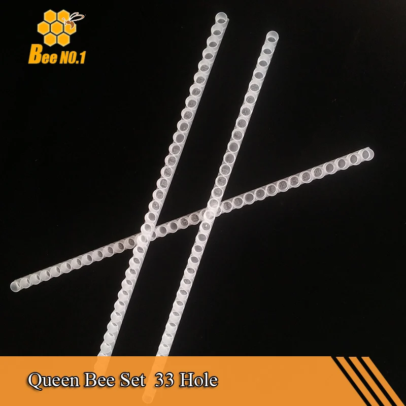 BEE.NO.1 5Pcs Beekeeping Single Row Artificial Hive Beehive 63 Holes Tools Bee Queen Set Equipment | Дом и сад
