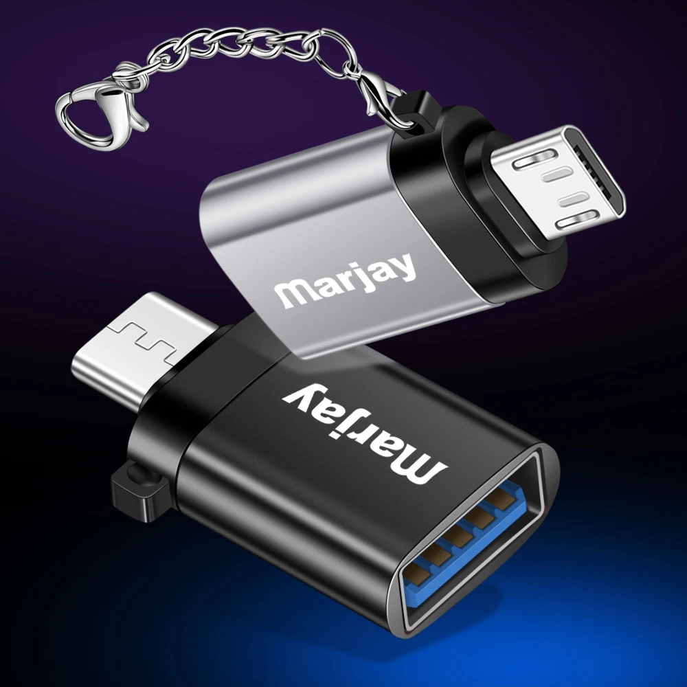 Marjay Micro USB OTG кабель адаптер для Xiaomi Redmi Note 5 Micro USB разъем для samsung S6 планшет Android USB 2,0 OTG адаптер