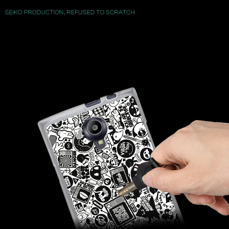 Мягкие TPU резиновая Прохладный Дизайн Окрашенные Случаи телефон для THL T6 T6S T6C PRO 5 0