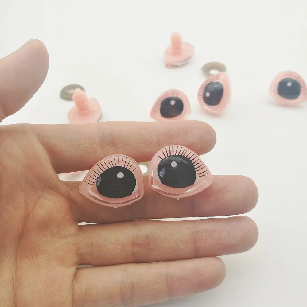 5 пар розовых кукол для ресниц защитные глаза аксессуары плюшевого мишки мягкие