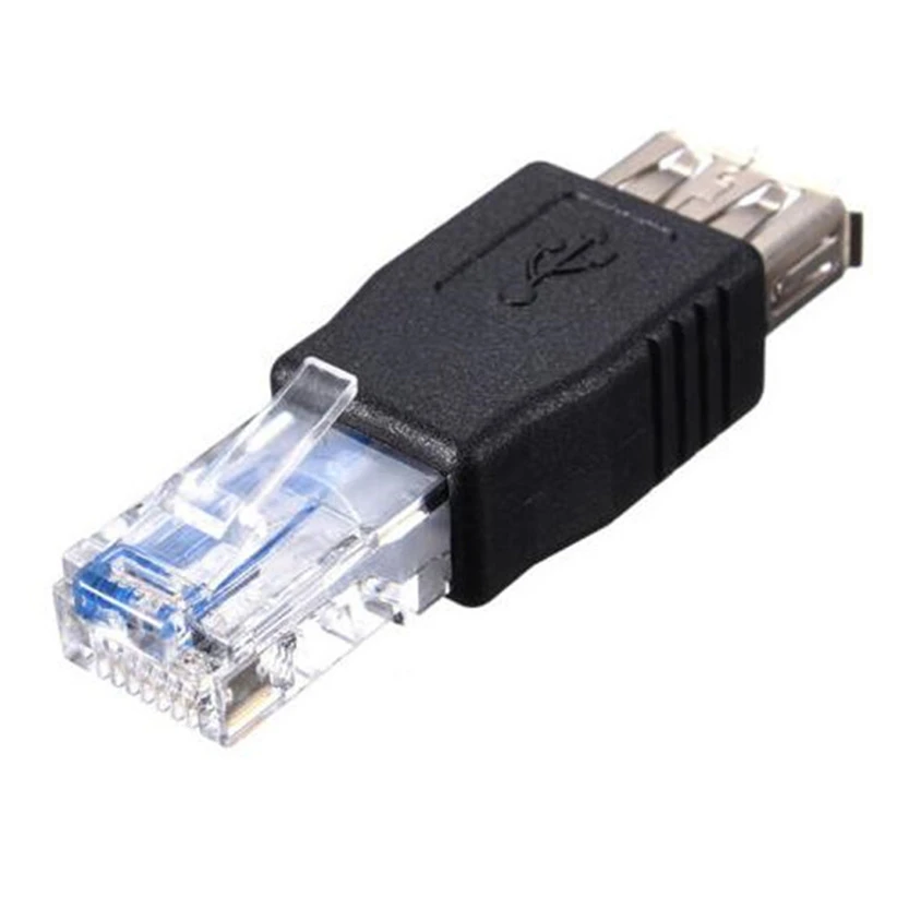 USB тип A разъем к RJ45 Ethernet адаптер маршрутизатор коннектор Futural Digital дропшиппинг