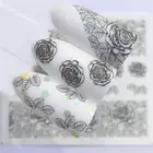 1 лист наклейки для ногтей YWK, слайдер с изображением животных, оленей, кактусов, Мультяшные цветы, водная наклейка, наклейки для дизайна ногтей, декор из фольги, маникюр