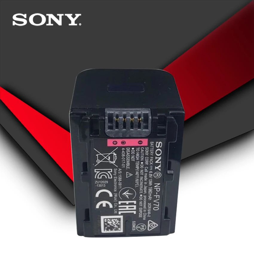 Sony оригинальный NP-FV70 NP FV70 Аккумулятор для камеры HDR-CX230 HDR-CX150E CX300 | Электроника