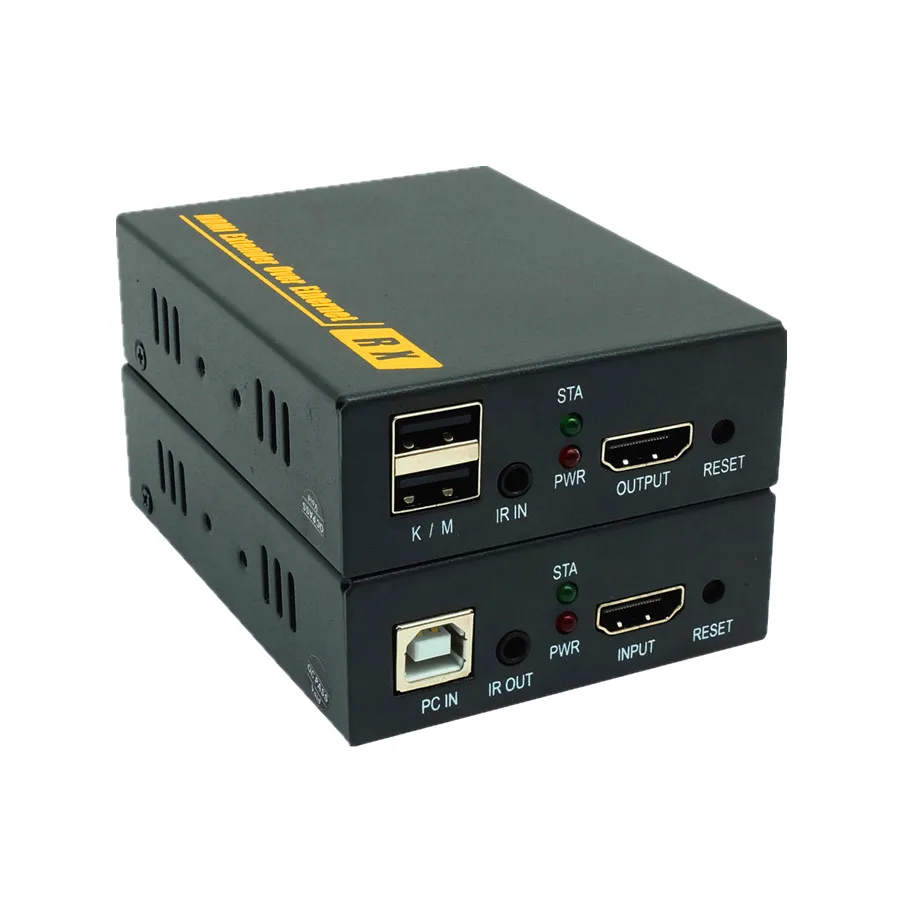 Высокое качество 500ft Сеть USB клавиатура Мышь KVM удлинитель для головок по TCP IP 1080 P