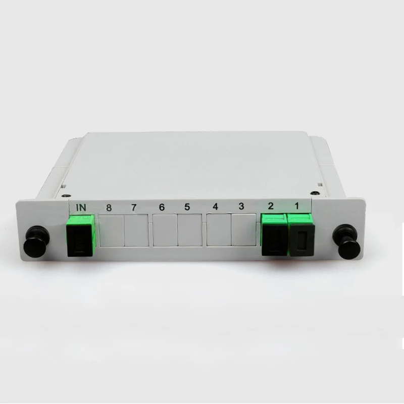 SC APC PLC 1X2 распределитель волоконно оптический блок FTTH Разделитель с плоский