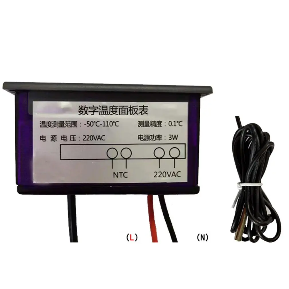 ZFX-900 LED Display Digital Thermometer Temperature Monitor Fridge Freezer Water Tanks Probe Sensor 220v AC | Инструменты