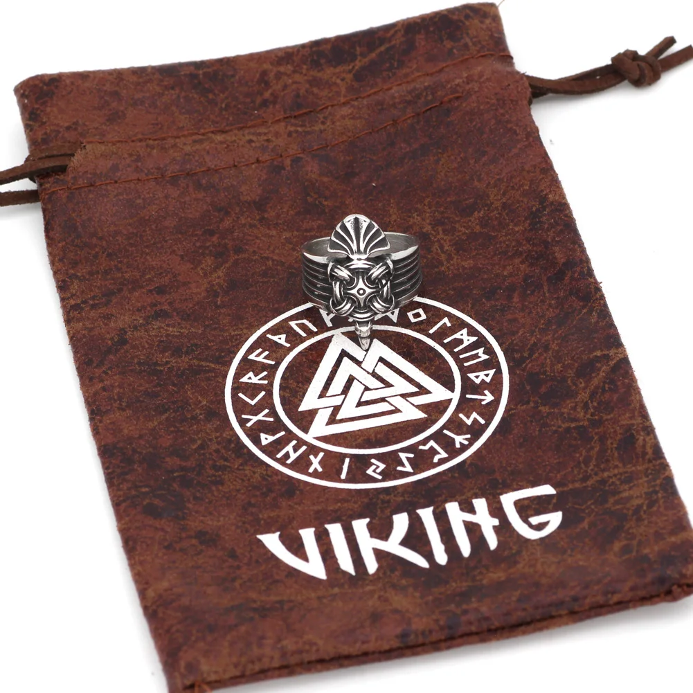 Из нержавеющей стали норвежский викинг Nordic талисман амулет odin Ворон