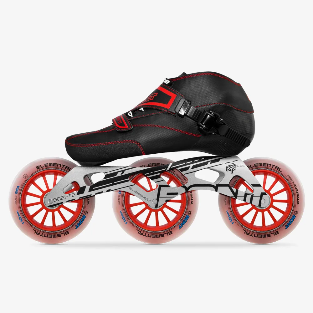 Original Bont Enduro 3*90/100/110mm G16 Professional Speed Inline Skates Heatmoldable Carbon Fiber Racing Patines Kids Men Adult | Спорт и