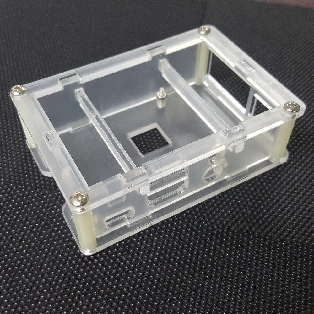 Прозрачный акриловый чехол корпус для 3 5 дюймов ЖК-Дисплей HDMI сенсорный экран